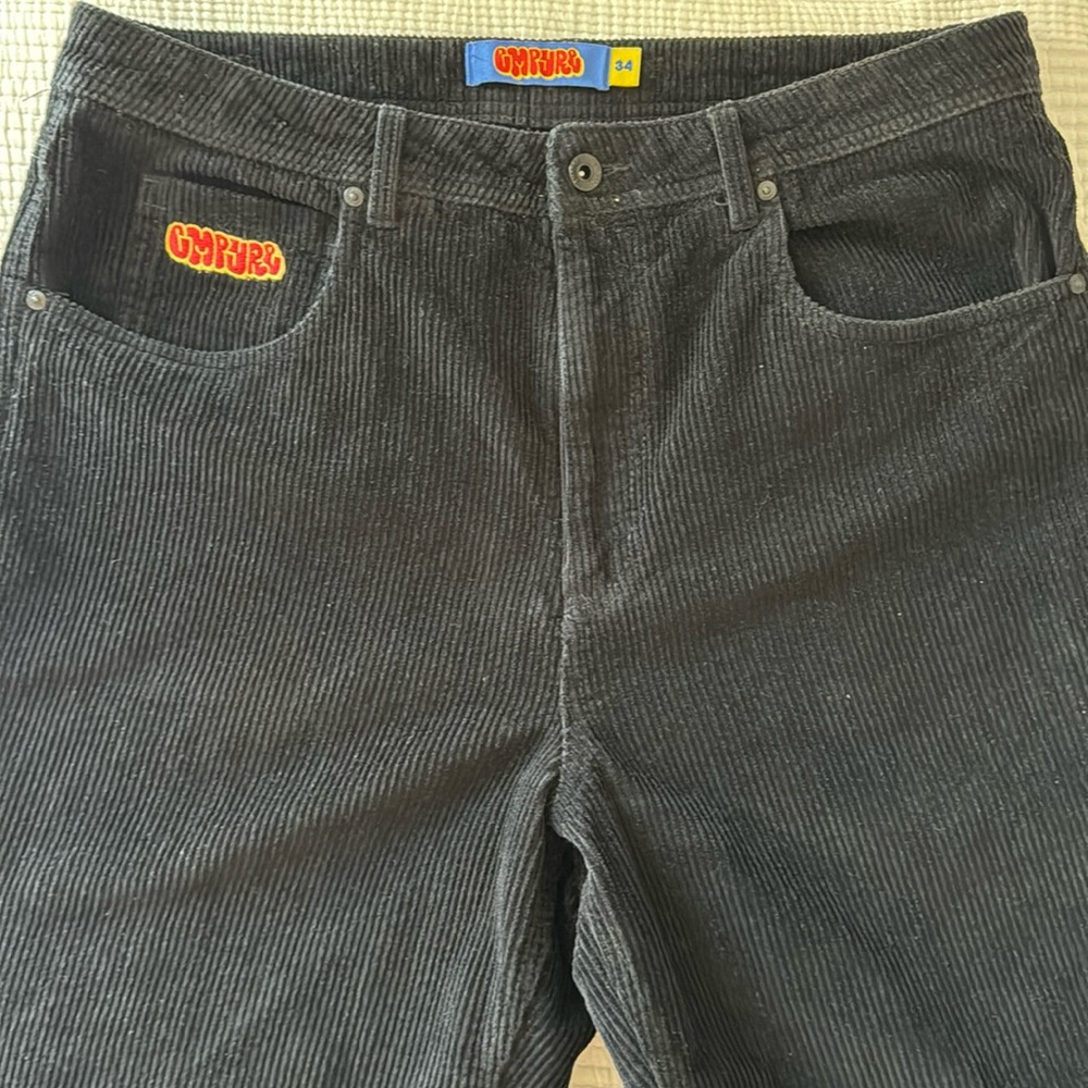 Black Corduroy Empyre Pants